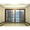 Puertas deslizantes de vidrio templado de aluminio para el hogar (FT-D120)
